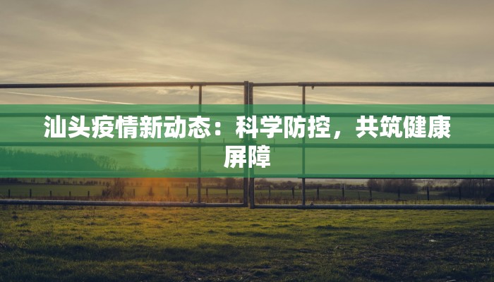 汕头疫情新动态：科学防控，共筑健康屏障