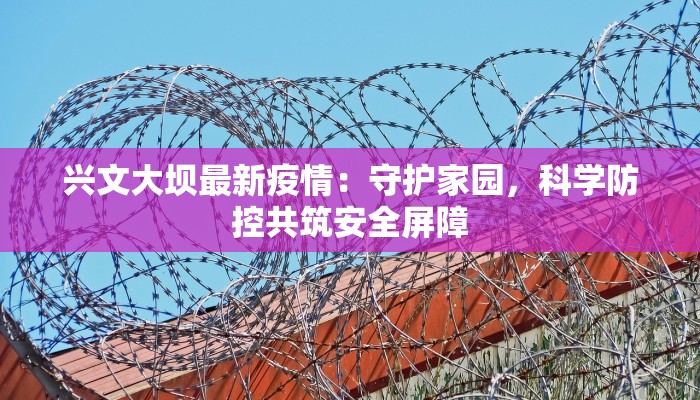 兴文大坝最新疫情：守护家园，科学防控共筑安全屏障