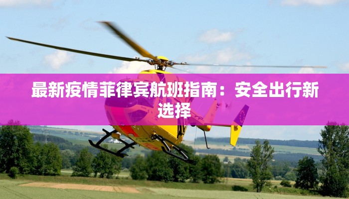最新疫情菲律宾航班指南:安全出行新选择 最新疫情菲律宾航班指南:安全出行新选择