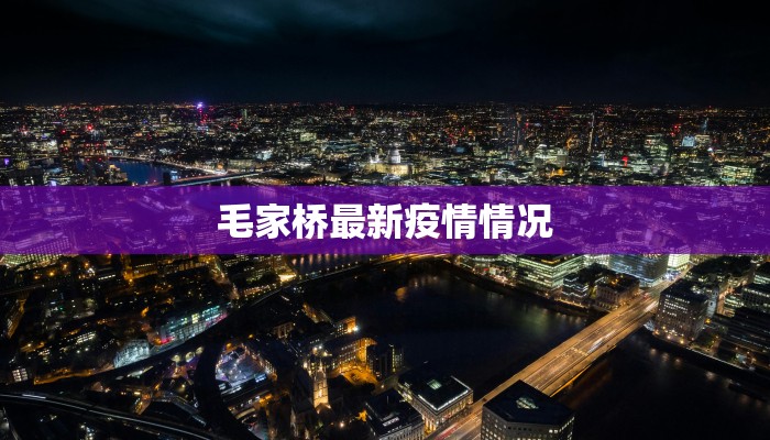 毛家桥最新疫情情况