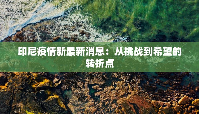 印尼疫情新最新消息：从挑战到希望的转折点